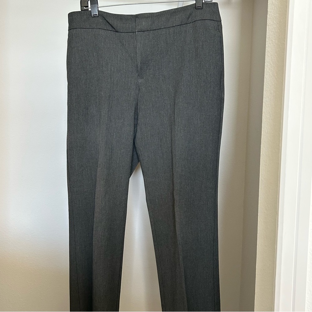 Dockers Gray Stretch Pants with Red Trim
